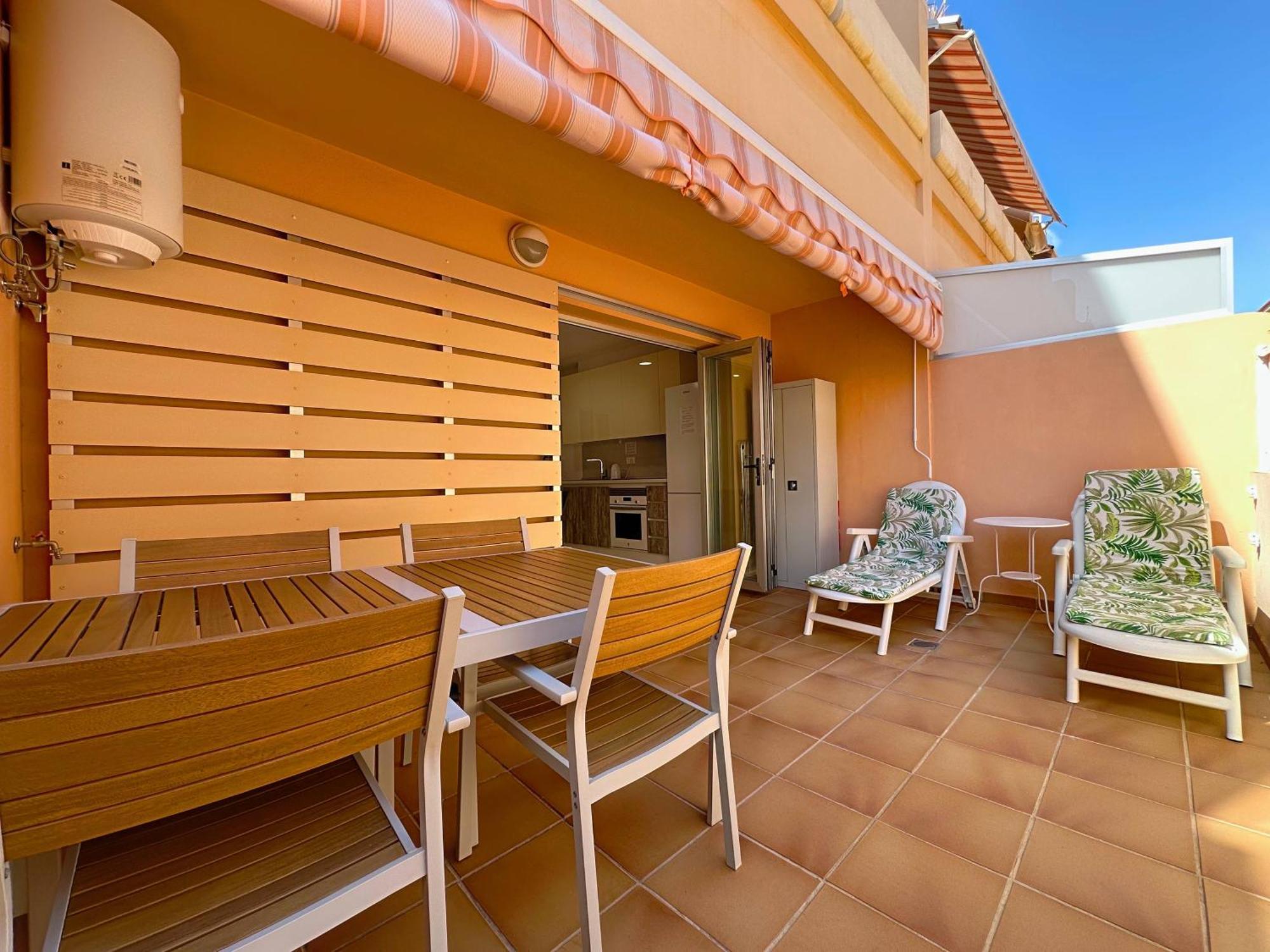 Los Cristianos Piscina Y Terraza Exteriér fotografie